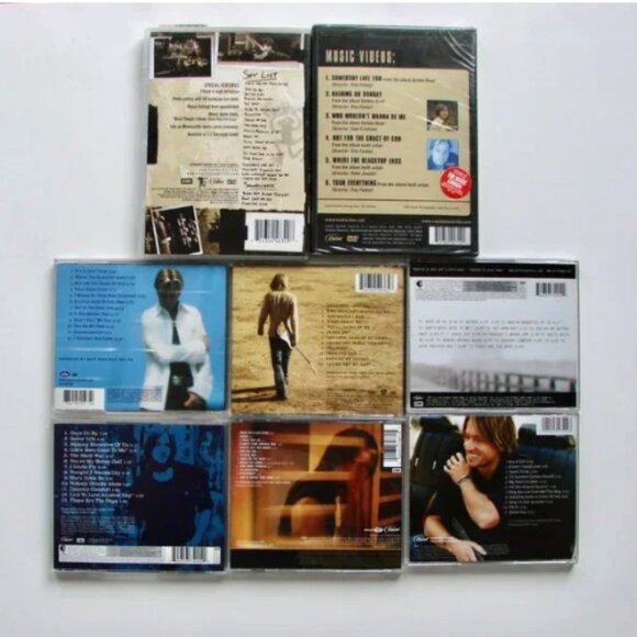 Keith Urban CDs and DVDs Concert Music Videos 8 in Total NEW - Picture 2 of 2